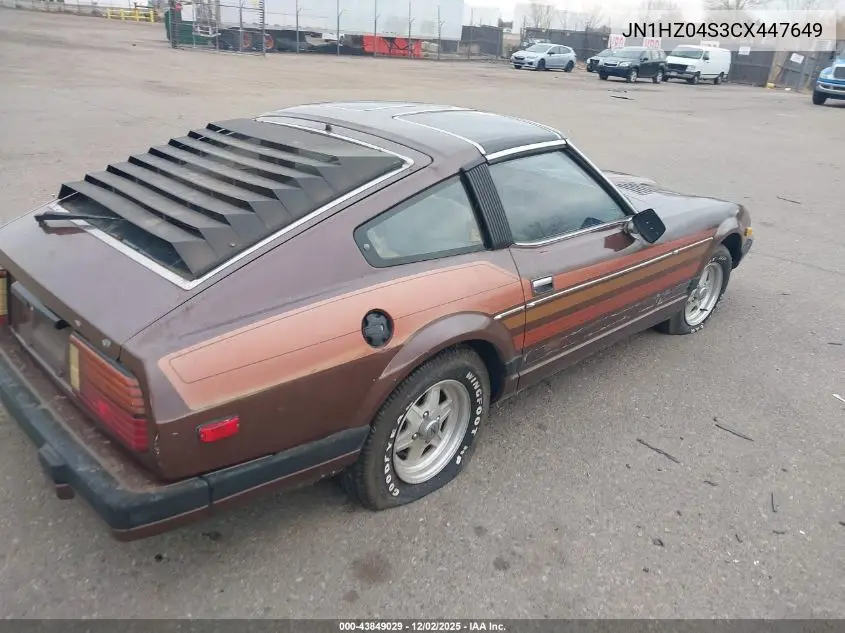 JN1HZ04S3CX447649 1982 Datsun 280Zx
