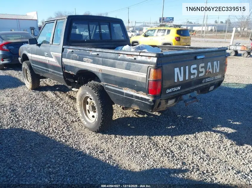 1N6ND06Y2EC339515 1984 Datsun 720 King Cab 4X4