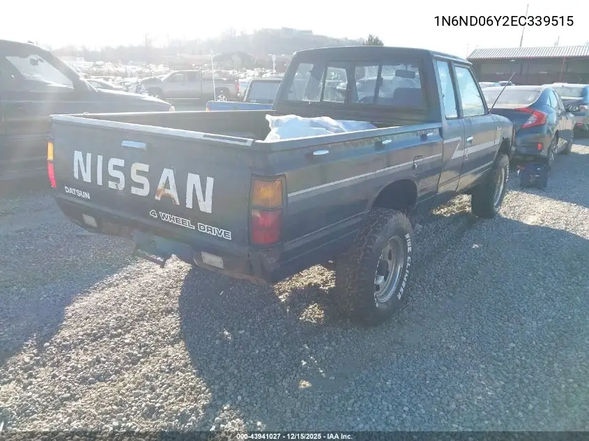 1N6ND06Y2EC339515 1984 Datsun 720 King Cab 4X4