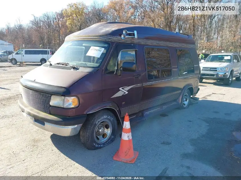 2B6HB21Z1VK517050 1997 Dodge Ram Van 2500 Commercial