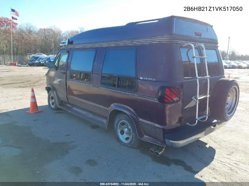 2B6HB21Z1VK517050 1997 Dodge Ram Van 2500 Commercial
