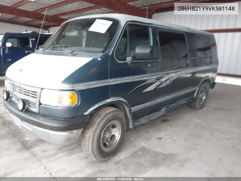 2B6HB21Y9VK581148 1997 Dodge Ram Van 2500 Commercial