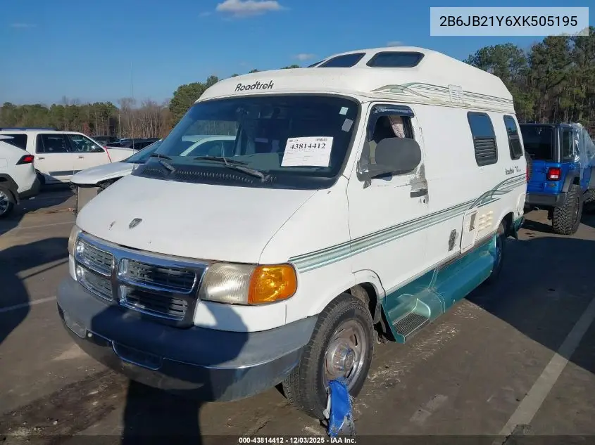 2B6JB21Y6XK505195 1999 Dodge Ram Van 2500 Commercial/Conversion
