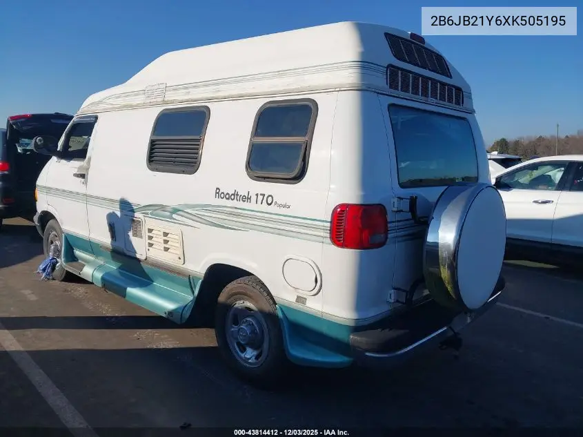 2B6JB21Y6XK505195 1999 Dodge Ram Van 2500 Commercial/Conversion
