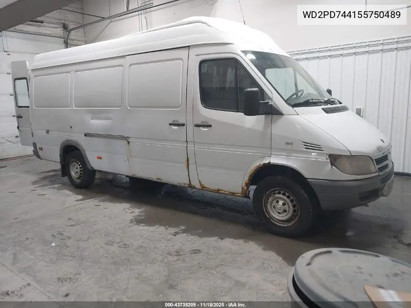 WD2PD744155750489 2005 Dodge Sprinter Van 2500 Shc