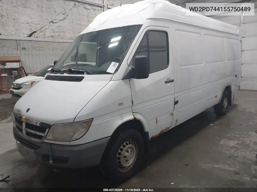 WD2PD744155750489 2005 Dodge Sprinter Van 2500 Shc