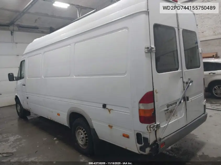WD2PD744155750489 2005 Dodge Sprinter Van 2500 Shc