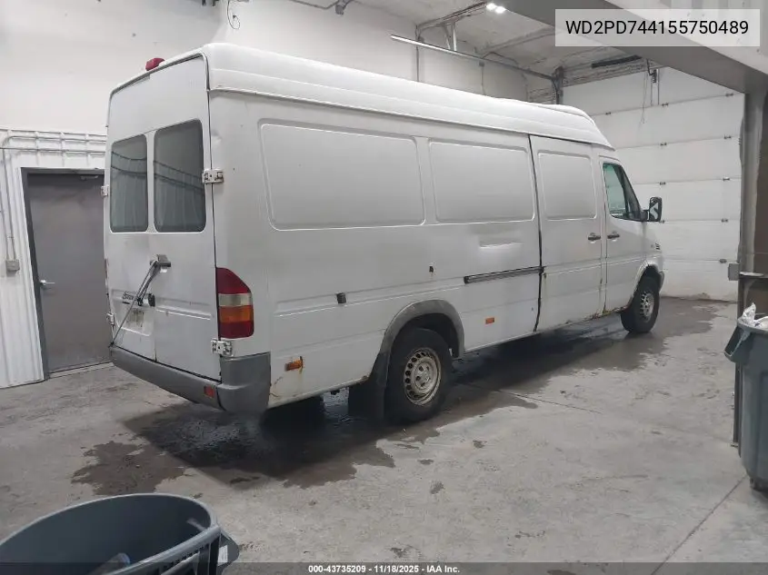 WD2PD744155750489 2005 Dodge Sprinter Van 2500 Shc