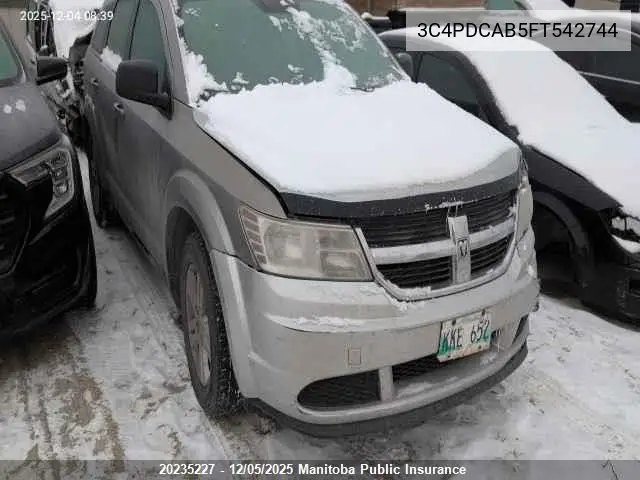 3C4PDCAB5FT542744 2015 Dodge Journey Cvp