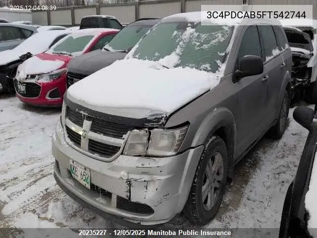 3C4PDCAB5FT542744 2015 Dodge Journey Cvp