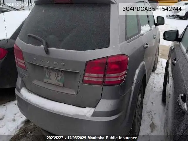 3C4PDCAB5FT542744 2015 Dodge Journey Cvp