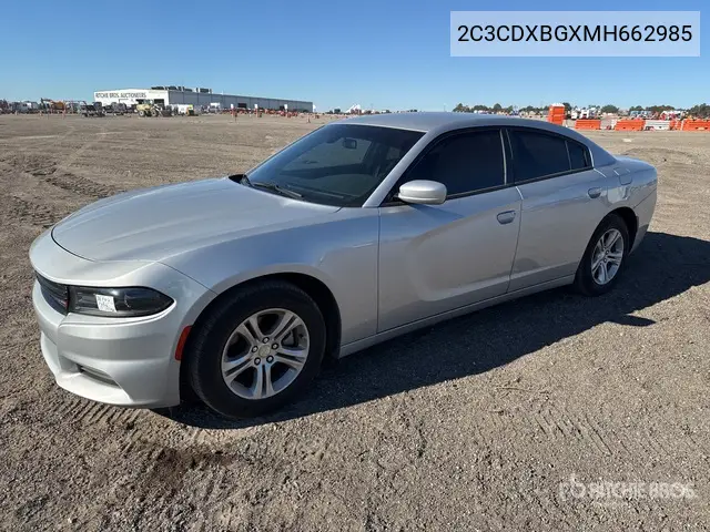 2C3CDXBGXMH662985 2021 Dodge Charger Sxt 2021 Dodge Charger Sxt Automobile