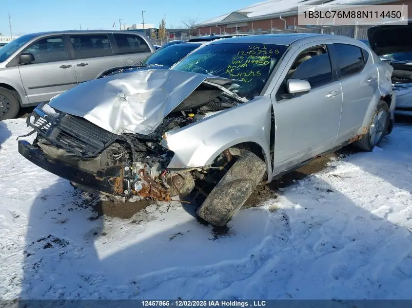 1B3LC76M88N114450 2008 Dodge Avenger R/T