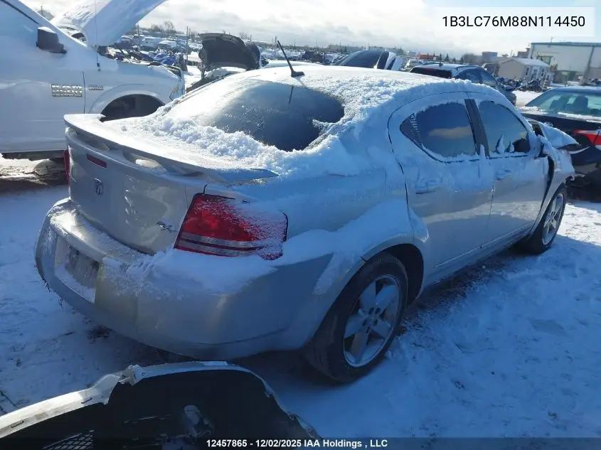 1B3LC76M88N114450 2008 Dodge Avenger R/T