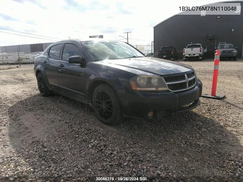 1B3LC76M78N110048 2008 Dodge Avenger R/T