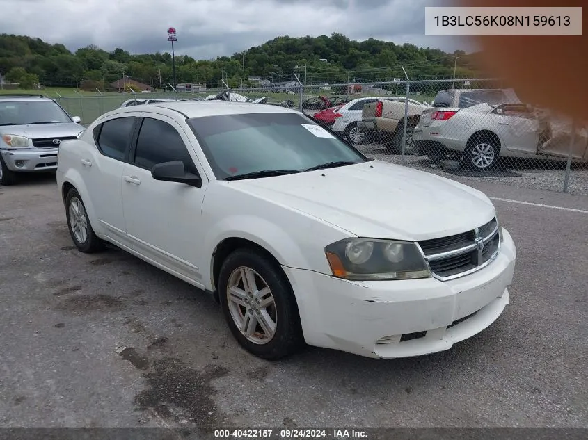 1B3LC56K08N159613 2008 Dodge Avenger Sxt