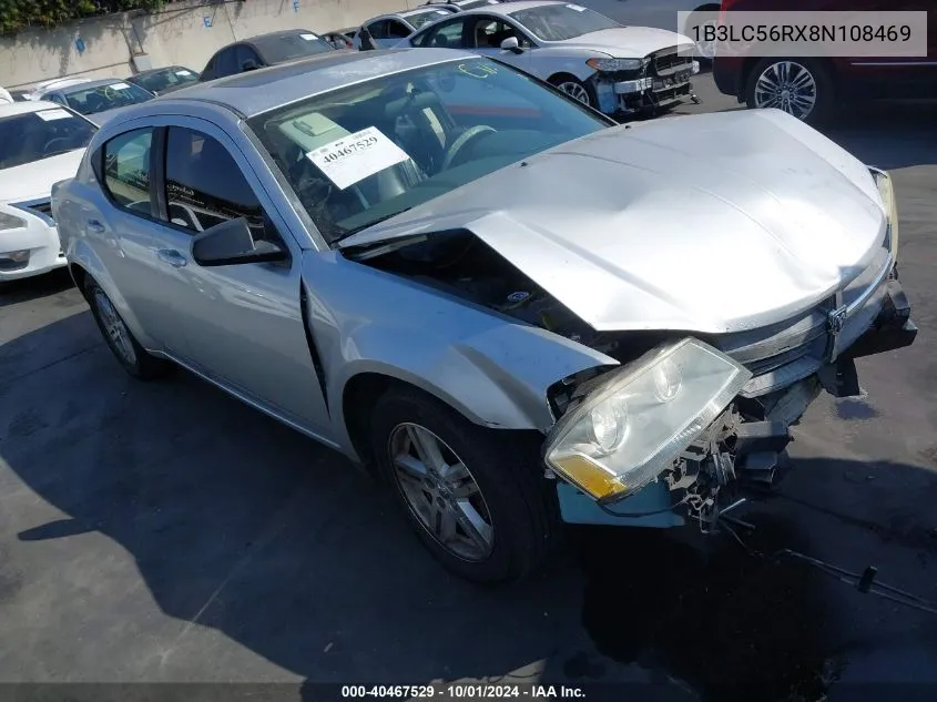 1B3LC56RX8N108469 2008 Dodge Avenger Sxt