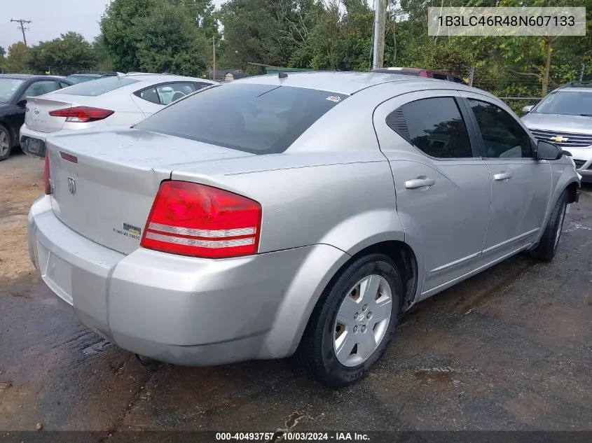 1B3LC46R48N607133 2008 Dodge Avenger Se