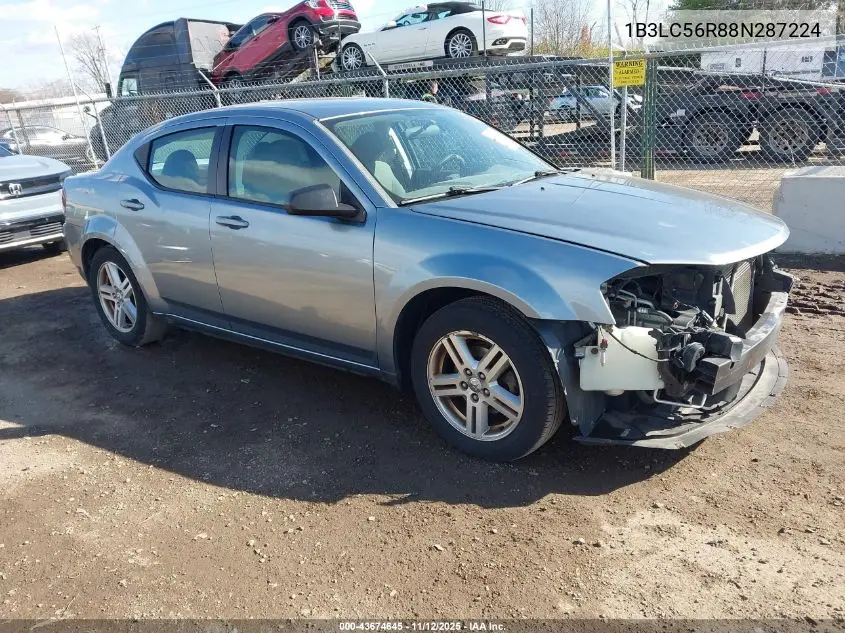 1B3LC56R88N287224 2008 Dodge Avenger Sxt