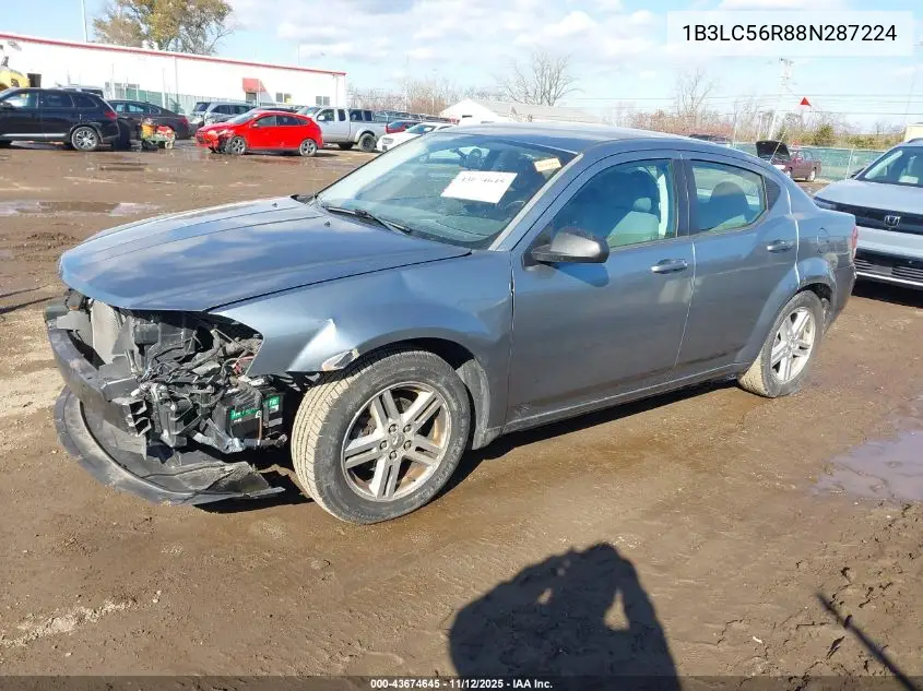1B3LC56R88N287224 2008 Dodge Avenger Sxt