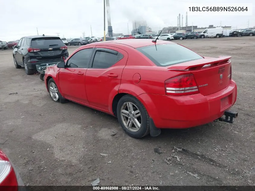 1B3LC56B89N526064 2009 Dodge Avenger R/T