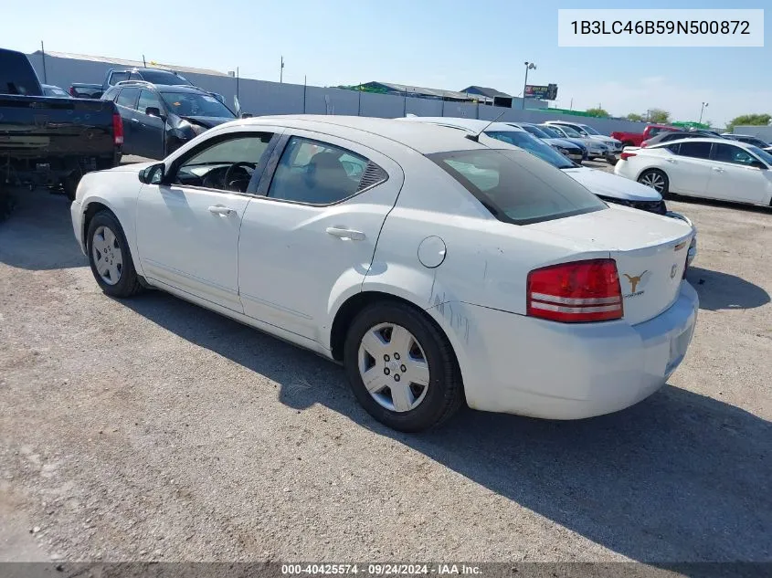 1B3LC46B59N500872 2009 Dodge Avenger Se/Sxt