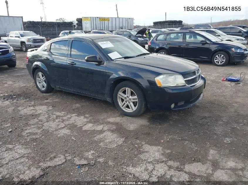 1B3LC56B49N541855 2009 Dodge Avenger R/T