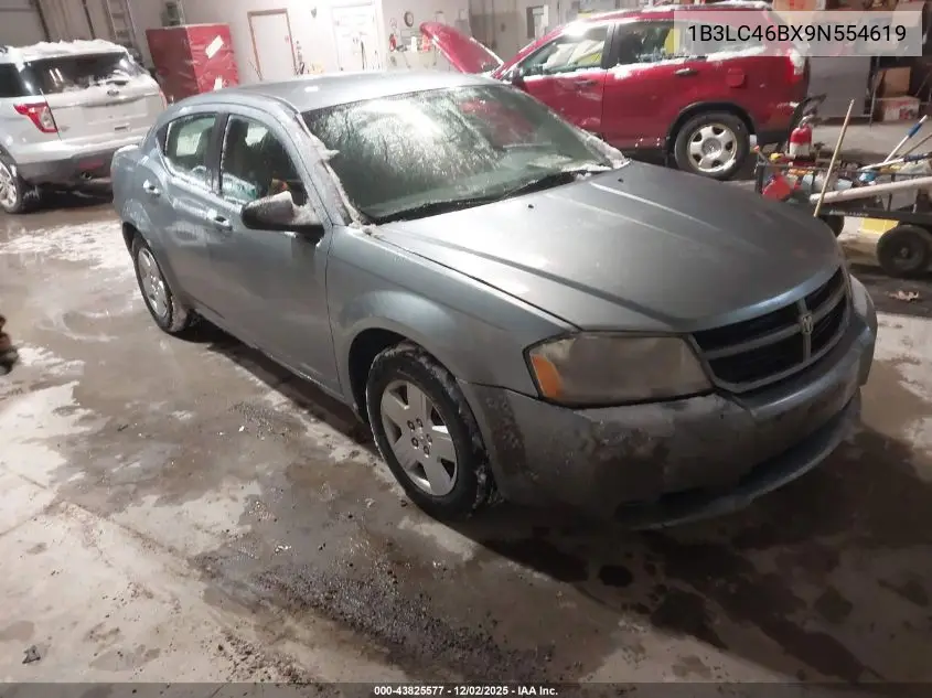 1B3LC46BX9N554619 2009 Dodge Avenger Se/Sxt