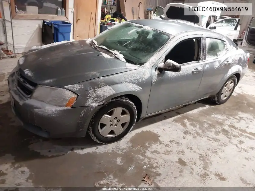 1B3LC46BX9N554619 2009 Dodge Avenger Se/Sxt