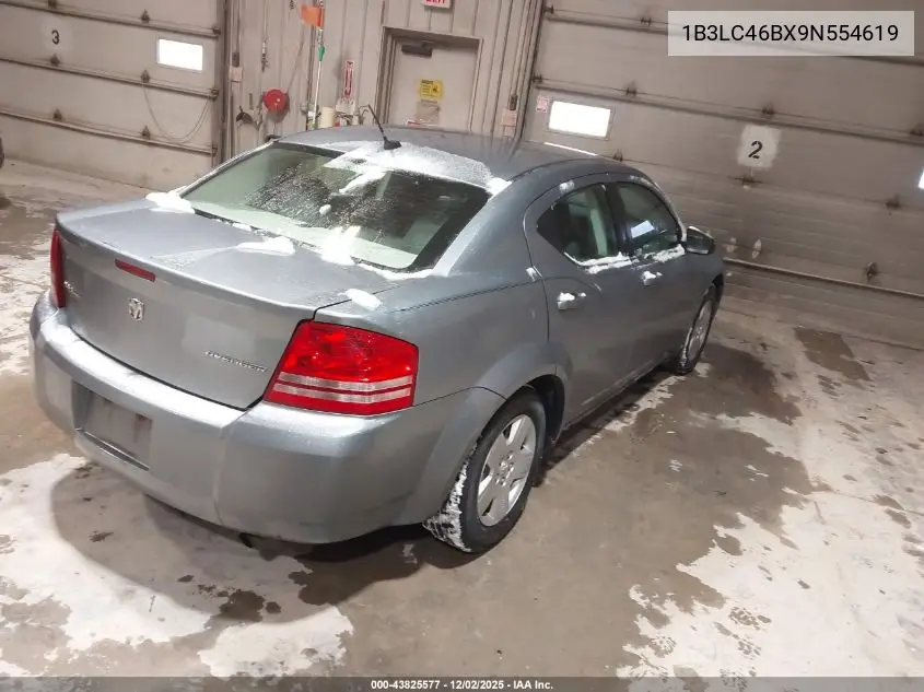 1B3LC46BX9N554619 2009 Dodge Avenger Se/Sxt