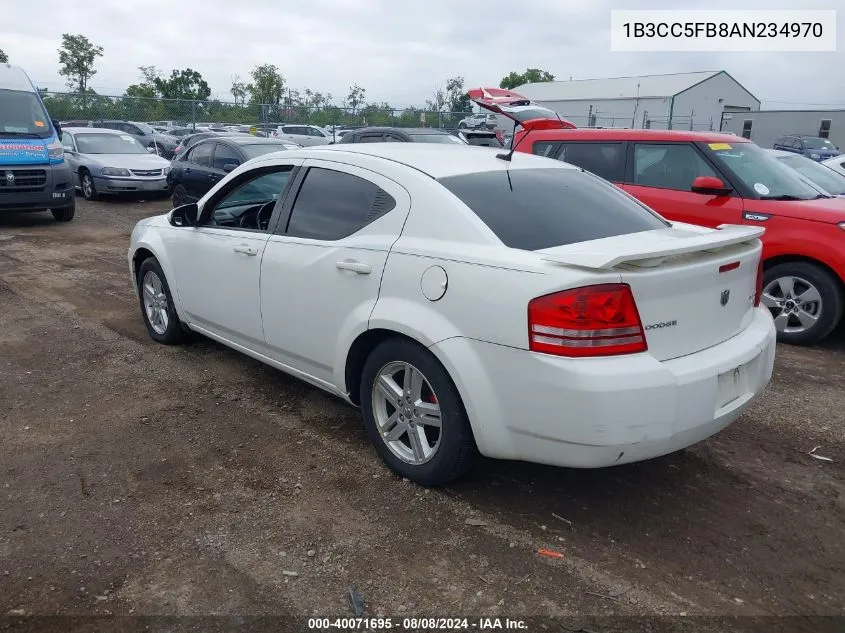 1B3CC5FB8AN234970 2010 Dodge Avenger R/T