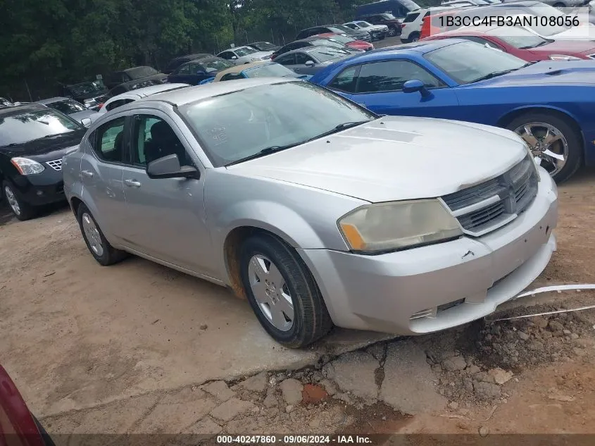 1B3CC4FB3AN108056 2010 Dodge Avenger Sxt