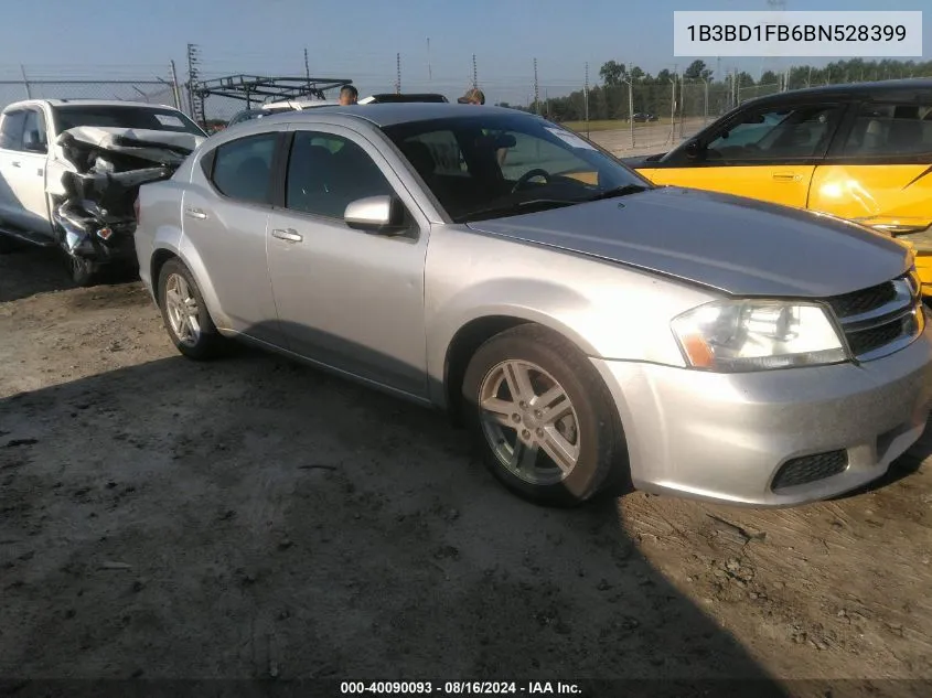 1B3BD1FB6BN528399 2011 Dodge Avenger Mainstreet