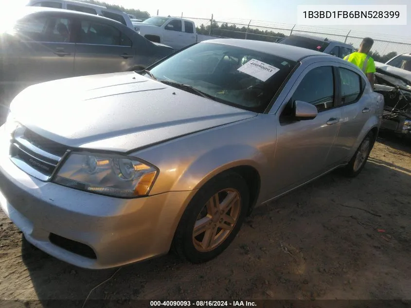 1B3BD1FB6BN528399 2011 Dodge Avenger Mainstreet