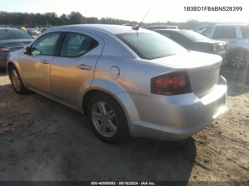 1B3BD1FB6BN528399 2011 Dodge Avenger Mainstreet