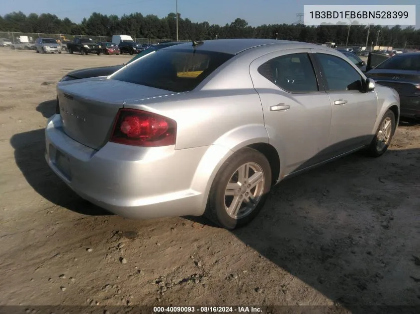 1B3BD1FB6BN528399 2011 Dodge Avenger Mainstreet