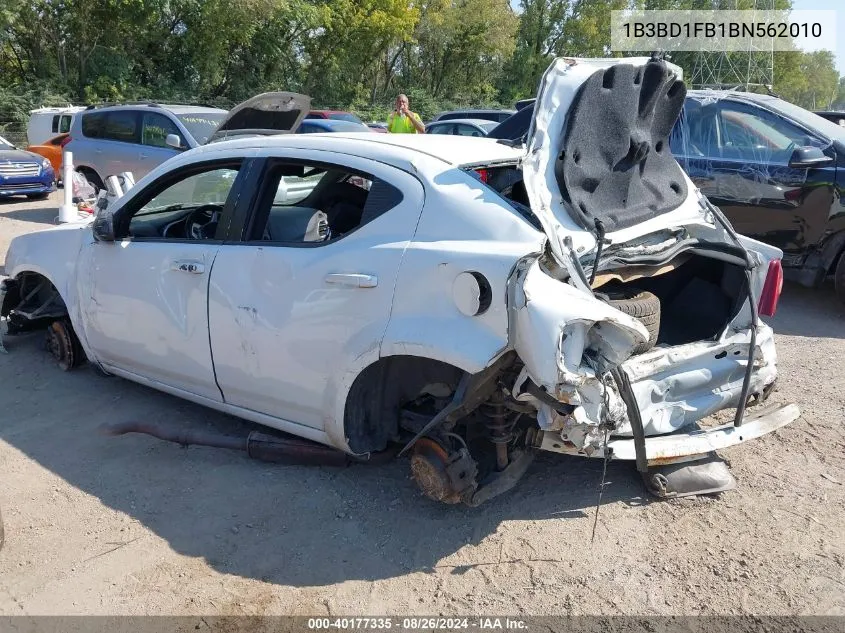 1B3BD1FB1BN562010 2011 Dodge Avenger Mainstreet