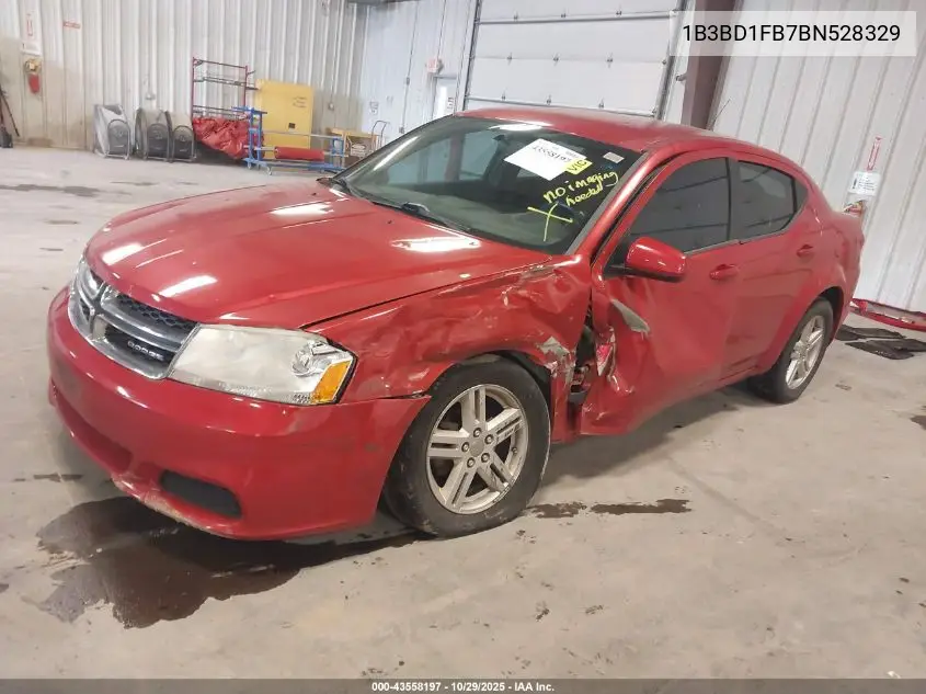 1B3BD1FB7BN528329 2011 Dodge Avenger Mainstreet