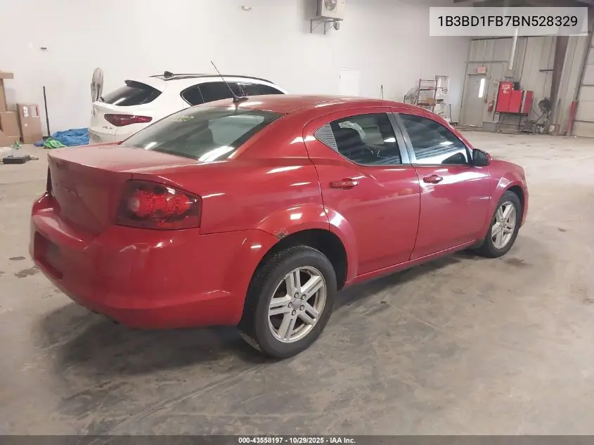 1B3BD1FB7BN528329 2011 Dodge Avenger Mainstreet