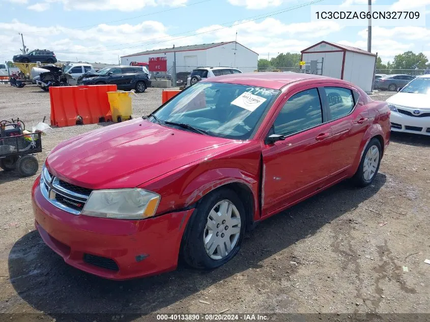 1C3CDZAG6CN327709 2012 Dodge Avenger Se