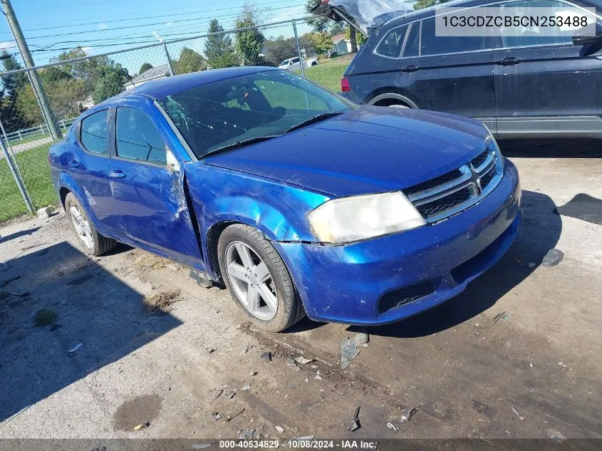 1C3CDZCB5CN253488 2012 Dodge Avenger Sxt