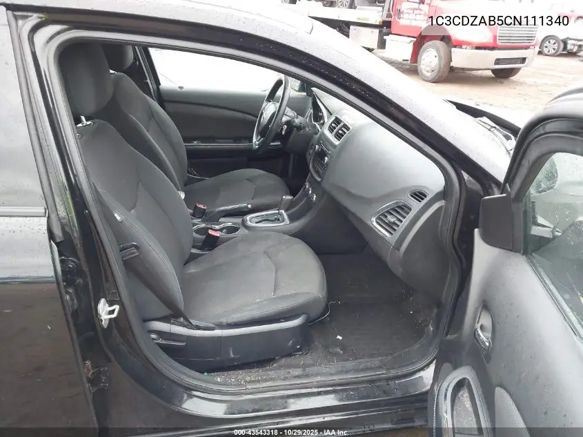 1C3CDZAB5CN111340 2012 Dodge Avenger Se