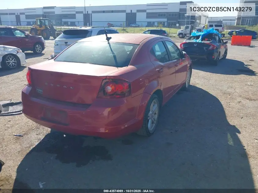 1C3CDZCB5CN143279 2012 Dodge Avenger Sxt