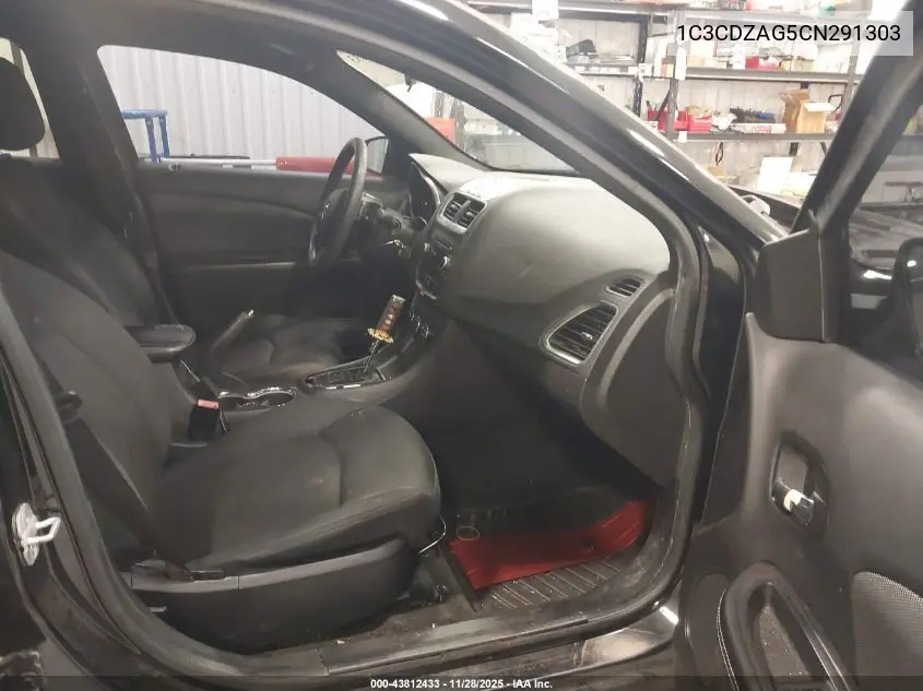 1C3CDZAG5CN291303 2012 Dodge Avenger Se