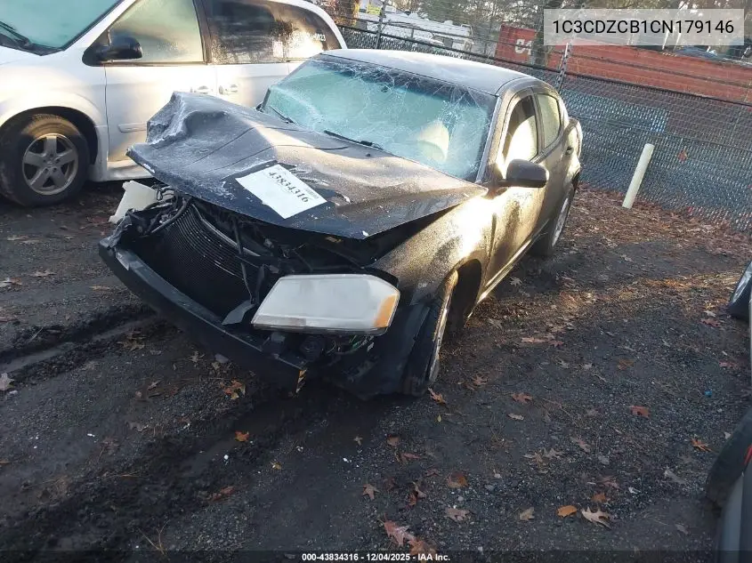 1C3CDZCB1CN179146 2012 Dodge Avenger Sxt