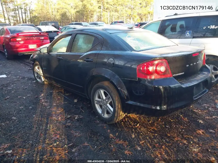 1C3CDZCB1CN179146 2012 Dodge Avenger Sxt