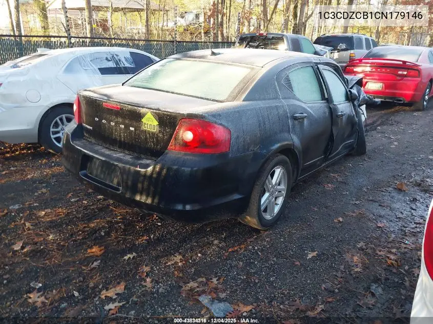 1C3CDZCB1CN179146 2012 Dodge Avenger Sxt