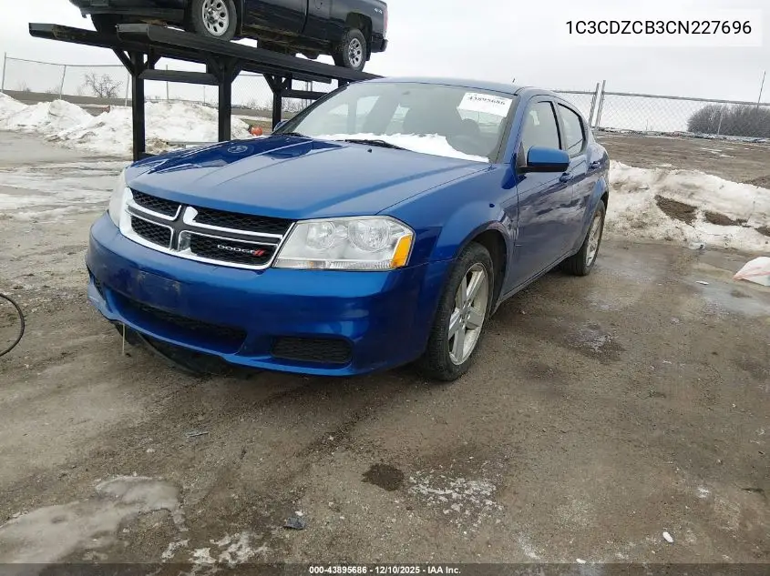 1C3CDZCB3CN227696 2012 Dodge Avenger Sxt