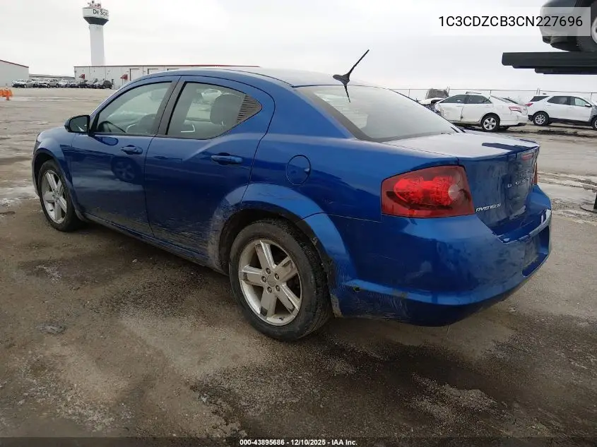 1C3CDZCB3CN227696 2012 Dodge Avenger Sxt