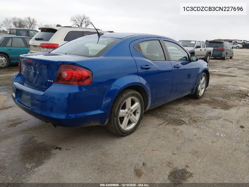 1C3CDZCB3CN227696 2012 Dodge Avenger Sxt